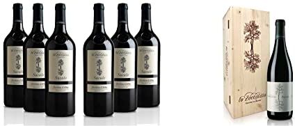 Lo Zoccolaio Vino Rosso Barbera d'Alba DOC Superiore Suculè Pacco da 6 X 750 ml & Barolo DOCG + Cassa Legno 1 X 750 ml