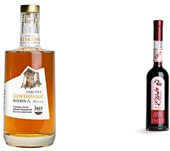 Distilleria Jmef Dal 1888| Lanciano Distilleria Jmef Dal 1888 Lanciano Genthiana RISERVA Liquore Genziana E Vino Pecorino 700 ml & Lanciano Elisir d'Abruzzo Rattafia Liquore 500 ml