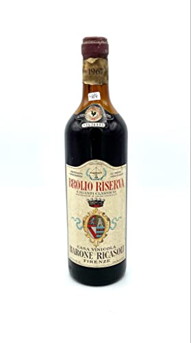 Barone Ricasoli Vintage Bottle  Chianti Classico"Brolio Riserva" DOC 1967 0,72 lt. COD. 3184