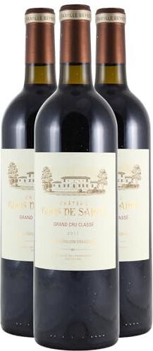 Generico Château Clos De Sarpe rosso 2017 DOP Saint-Emilion Grand Cru Bordeaux Francia Vitigni Merlot,Cabernet Franc 3x75cl 93/100 James Suckling