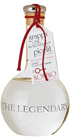 Nonino Distillerie , Grappa  Cru Monovitigno Picolit, imbottigliamento manuale in ampolle soffiate a mano volante da 1000 ml