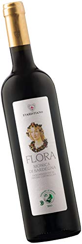Inke 6 x 0.75 l Flora. Monica di Sardegna DOC, Vino rosso certificato biologico. Prodotto dalla Cantina Vini Evaristiano