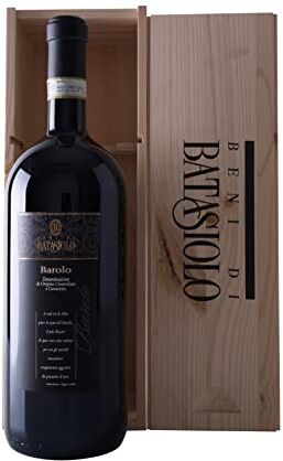 BATASIOLO , BAROLO DOCG Bottiglia in formato Magnum da 1,5 l di Vino Rosso Fermo Secco, Vino dal Sapore Equilibrato