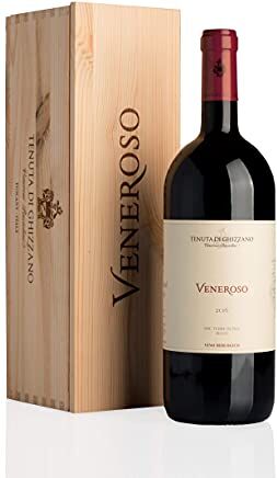 TENUTA DI GHIZZANO Venerosi Pesciolini Tenuta di Ghizzano Veneroso Vino Rosso Biologico Terre di Pisa DOC Pluripremiato Vino Storico Dedicato a Veneroso Venerosi Magnum 1,5 Litri Cassetta in Legno