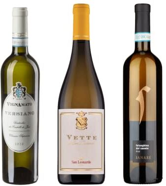 FRATTOLILLO – VINUM VITA EST Confezione Vino Bianco I BIANCHI D’ITALIA 3 Bottiglie da 0,75 Cl 1x Sauvignon Blanc IGT 1x Falanghina del Sannio DOP 1x Verdicchio dei Castelli di Jesi DOC