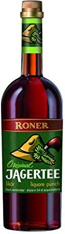 Roner Jagertee (1x 1l) Punch te del Cacciatore Liquore Distilleria Artigianale Alto Adige Südtirol piu premiata d'Italia 1000 ml