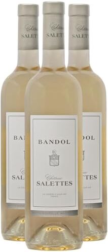 Generico Château Salettes Bandol bianco 2023 Organico DOP Provenza Riviera francese Francia Vitigni Clairette,Ugni Blanc,Rolle 3x75cl