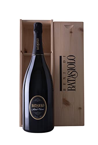 BATASIOLO , SPUMANTE METODO CLASSICO Bottiglia in formato Magnum da 1,5 l di Vino Bianco, Spumante Secco, Champenoise Chardonnay e Pinot Nero