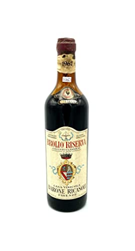 Barone Ricasoli Vintage Bottle  Chianti Classico"Brolio Riserva" DOC 1967 0,72 lt. COD. 3360