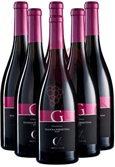 Cantine Federiciane Gragnano Penisola Sorrentina 2019  Promo Vino Rosso Campano Offerta 6 Bottiglie