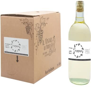 Il Vinaio di Furio Vino Bianco I.G.T. TREVENEZIE “TRAMINER” VOL 13% 0,75l 3l 5l 10l (Furiobox 3l)