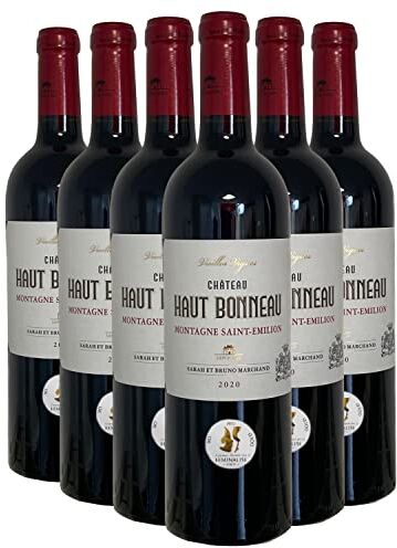 Generico Château Haut-Bonneau Montagne-Saint-Emilion Vieilles Vignes rosso 2020 DOP Bordeaux Francia Vitigni Merlot,Cabernet Franc 12x75cl