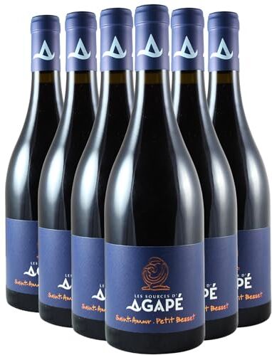 Generico Saint-Amour Petit Besset rosso 2022 Organico Domaine les Sources d'Agapé DOP Beaujolais Francia Vitigni Gamay 6x75cl