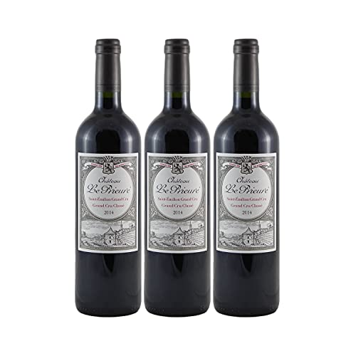 Generico Château Le Prieuré rosso 2014 DOP Saint-Emilion Grand Cru Bordeaux Francia Vitigni Cabernet Franc,Merlot 3x75cl