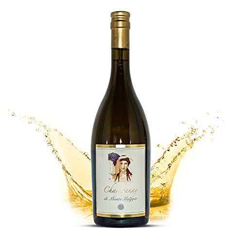 MONTEMAGGIO Vino Bianco Biologico Toscano Secco   Chardonnay di    Fresco, Fruttato, Fine   100% Chardonnay   IGT   Tappo Vetro   Elegante e Leggero   Regalo per Amanti del Vino   0.75L
