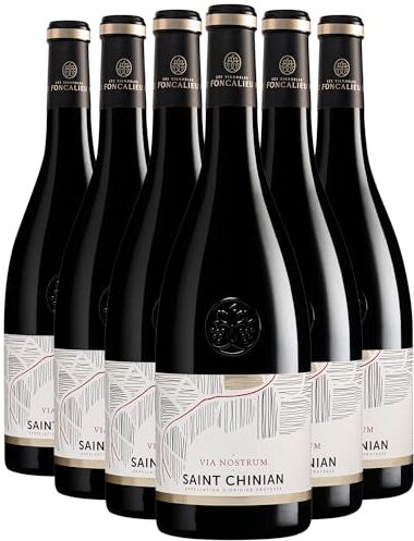 Generico Saint-Chinian Via Nostrum rosso 2019 Les Vignobles Foncalieu DOP Linguadoca Rossiglione Francia Vitigni Syrah,Grenache 6x75cl