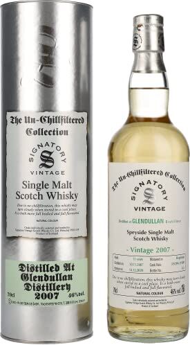 Signatory Vintage GLENDULLAN 12 Years Old The Un-Chillfiltered 2009 46% Vol. 0,7l in Giftbox