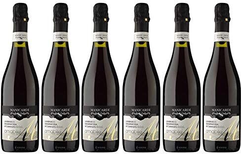 Manicardi Lambrusco Grasparossa di Castelvetro DOC Amabile 6 x 0,75 l