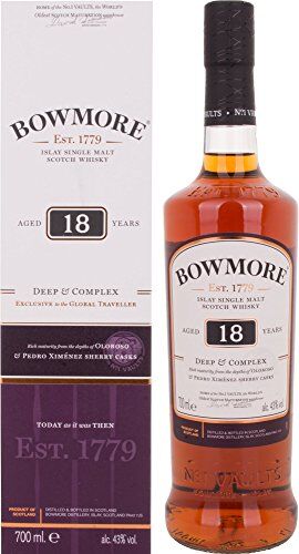 Bowmore 18 Years Old DEEP & COMPLEX Travel Exclusive 43% Vol. 0,7l in Giftbox