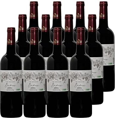 Generico Château Grand Jean Bordeaux Le Veggie rosso 2019 DOP Bordeaux Francia Vitigni Merlot,Cabernet Sauvignon 12x75cl