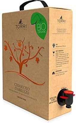 Torri Cantine Vino Rosato Bag in Box Cerasuolo d'Abruzzo DOC Biologico 3 Litri