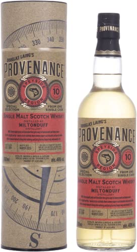 DOUGLAS LAING PROVENANCE Miltonduff 10 Years Old Single Cask Malt 2009 46% Vol. 0,7l in Giftbox