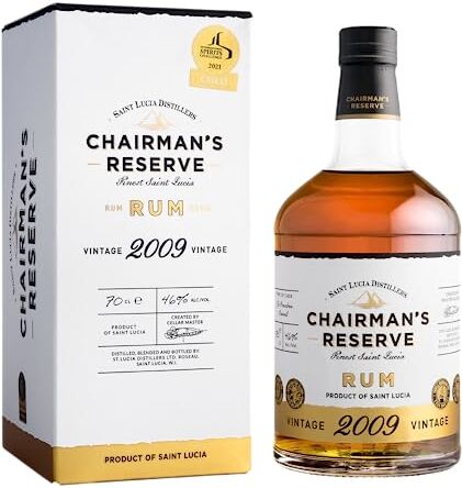 Chairman's Reserve Rum Vintage 2009 46% Vol 0.7 l in Confezione Regalo