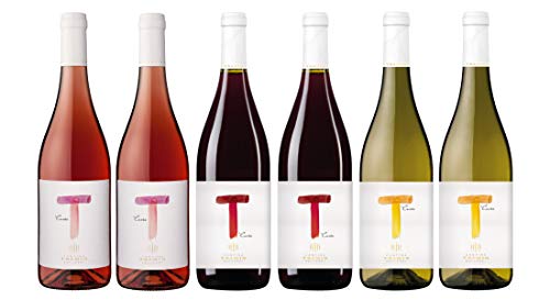 Cantina Tramin Confezione 6 bottiglie Vino Tramin Alto Adige Cuvée T Bianco   T Rosé   T Rosso 3 Cuvée dei vitigni più famosi dell'Alto Adige