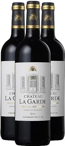 Generico Château La Garde rosso 2014 DOP Pessac-Léognan Bordeaux Francia Vitigni Cabernet Sauvignon,Merlot,Petit Verdot 3x75cl