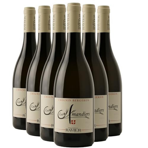 Generico Vin de Savoie Chignin Bergeron Les Amandiers bianco 2023 Philippe et Sylvain Ravier DOP Savoia Francia Vitigni Roussanne 12x75cl