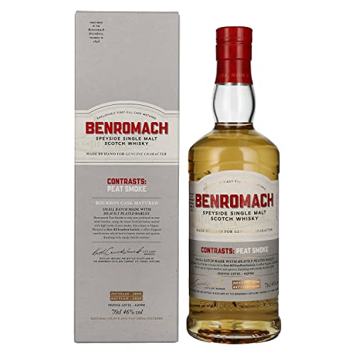 Benromach PEAT SMOKE Speyside Single Malt Old Design 2009 46% Vol. 0,7l in Giftbox