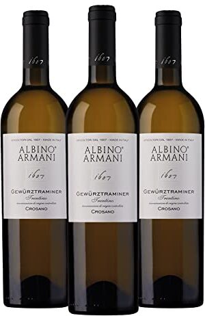 Giorgio Armani Trentino GEWÜRZTRAMINER Tasting Pack da 3 bottiglie di Gewürztraminer Trentino DOC