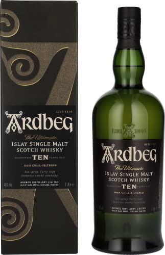 Ardbeg TEN Years Old Islay Single Malt 46% Vol. 1l in Giftbox