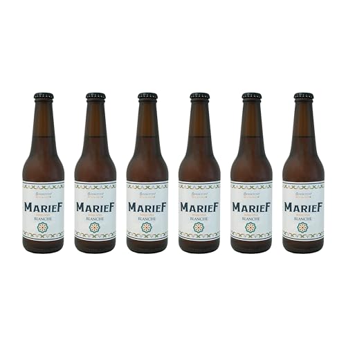 Aperitivo Siciliano Birra Offerta 6 bottiglie Birra Artigianale Blanche MARIEF Made in Italy