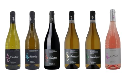 PARTNER WINE Vino offerta 6 bottiglie miste di vino Verdicchio, Passerina, Pecorino, Rosato di Tenuta San Martino