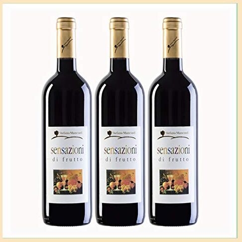 marche in italy 3x Lacrima Morro d'Alba doc Sensazioni di Frutto, 0,75 l. Cantina Mancinelli, prodotto tipico marchigiano, Italia