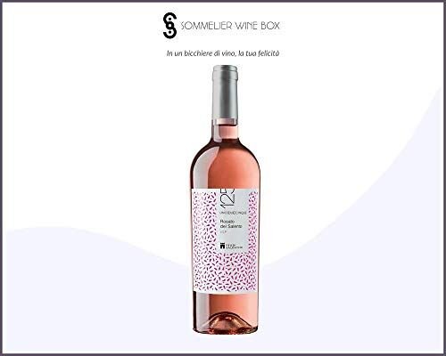 Sommelier Wine Box ROSATO SALENTO 125 Leggermente Frizzante   Cantina Feudi Salentini   Annata 2019