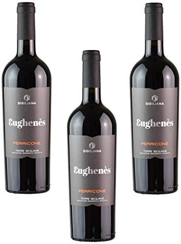 Cantine Europa Sicilia Bedda Sibiliana Eughenes Perricone 2019 Terre Siciliane IGT 750 Ml (Box 3 Bottiglie)