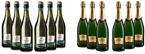 Sant'Orsola Lambrusco Emilia IGT Sparkling White Wine 6X750 ml & Spumante Brut Premium Gold