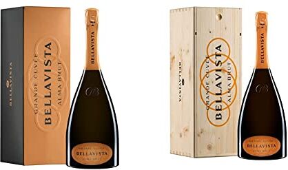 Bellavista Grande Cuvée Alma Brut Astucciato 1500 ml & Alma Grande Cuvée Cassa Legno 1.5 L