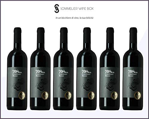 Sommelier Wine Box ROSSO 708 Km   Cantina Cembrani D.O.C.   Annata 2018