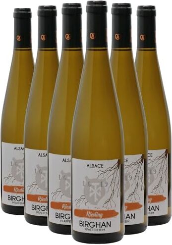 Generico Alsace Riesling bianco 2022 Organico Birghan DOP Alsazia Francia Vitigni Riesling 12x75cl