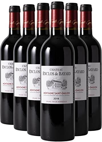 Generico Château Enclos de Bayard Montagne-Saint-Emilion rosso 2018 DOP Bordeaux Francia Vitigni Merlot,Cabernet Franc,Cabernet Sauvignon 12x75cl