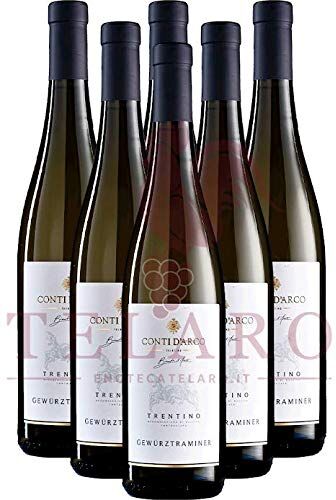 Conti D'Arco Gewurztraminer  Vino Aromatico Trentino Promo 6 Bottiglie Offerta