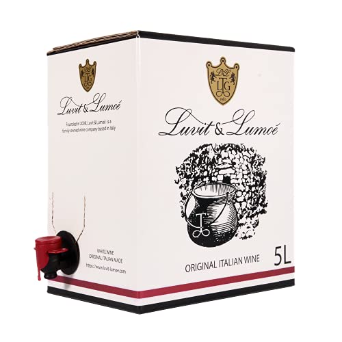 Luvit & Lumoè Malbech IGT Tre Venezie  Vino Rosso Italiano   Bag in Box   2 X 5 Litri = 13 Bottiglie