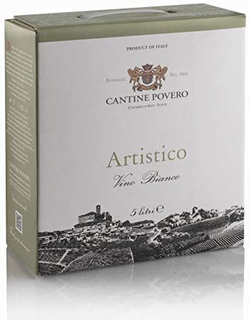 GS1 Honduras Cantine Povero Bag In Box 5 lt. Vino Bianco da Uve Arneis"Artistico" 12,5°