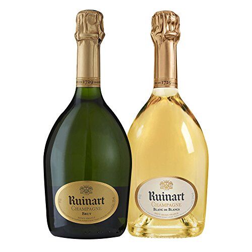 Ruinart Confezione di 2 Lusso Champagne  R Brut Blanc De Blancs, 750 millilitri