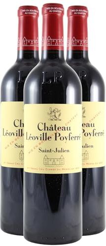 Generico Château Léoville Poyferré rosso 2020 DOP Saint-Julien Bordeaux Francia Vitigni Cabernet Sauvignon,Cabernet Franc,Merlot 3x75cl 94+/100 Robert Parker