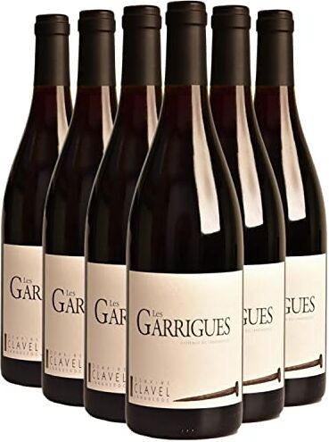 Generico Languedoc Les Garrigues rosso 2021 Organico Domaine Clavel DOP Linguadoca Rossiglione Francia Vitigni Syrah,Grenache,Carignan 6x75cl