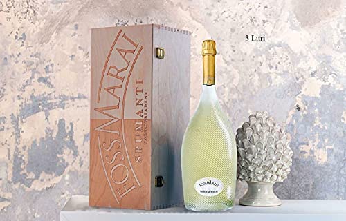 Foss Marai VINO SPUMANTE BRUT MARAI DE MARAI 3 LITRI JEROBOAM CASSA DI LEGNO